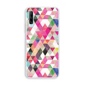 CaseCompany Gekleurde driehoekjes: Huawei P Smart Pro Transparant Hoesje