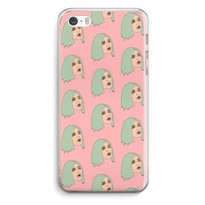 CaseCompany King Kylie: iPhone 5 / 5S / SE Transparant Hoesje