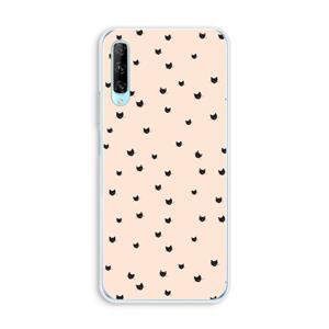 CaseCompany Kleine kattenkopjes: Huawei P Smart Pro Transparant Hoesje