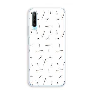 CaseCompany Hipster stripes: Huawei P Smart Pro Transparant Hoesje