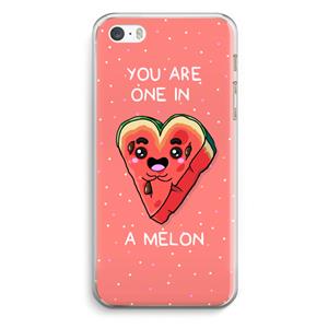 CaseCompany One In A Melon: iPhone 5 / 5S / SE Transparant Hoesje