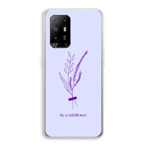 CaseCompany Be a wildflower: Oppo A94 5G Transparant Hoesje