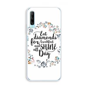 CaseCompany Diamonds: Huawei P Smart Pro Transparant Hoesje