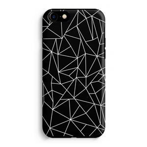 CaseCompany Geometrische lijnen wit: iPhone 7 Tough Case