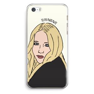 CaseCompany Mary Kate: iPhone 5 / 5S / SE Transparant Hoesje