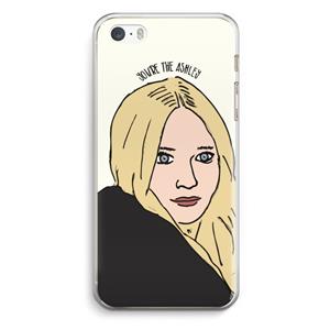 CaseCompany Ashley: iPhone 5 / 5S / SE Transparant Hoesje