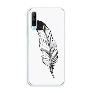 CaseCompany Pluim: Huawei P Smart Pro Transparant Hoesje