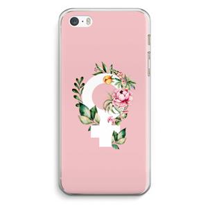 CaseCompany Venus: iPhone 5 / 5S / SE Transparant Hoesje