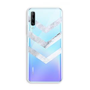 CaseCompany Marmeren pijlen: Huawei P Smart Pro Transparant Hoesje