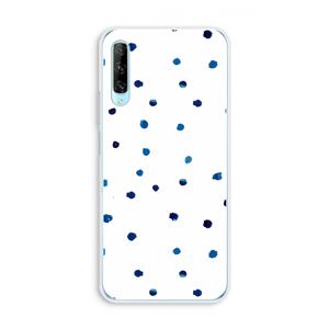 CaseCompany Blauwe stippen: Huawei P Smart Pro Transparant Hoesje