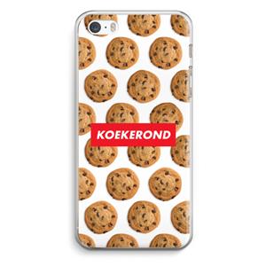 CaseCompany Koekerond: iPhone 5 / 5S / SE Transparant Hoesje