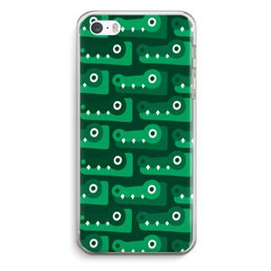 CaseCompany Crocs: iPhone 5 / 5S / SE Transparant Hoesje