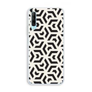 CaseCompany Crazy pattern: Huawei P Smart Pro Transparant Hoesje