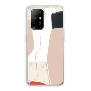 CaseCompany Lava: Oppo A94 5G Transparant Hoesje