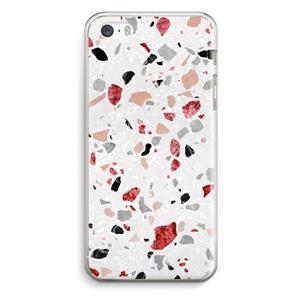 CaseCompany Terrazzo N°12: iPhone 5 / 5S / SE Transparant Hoesje