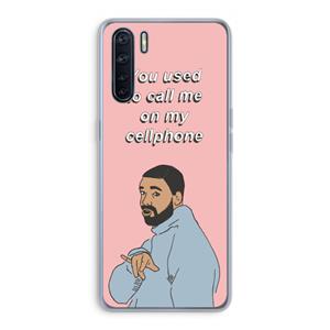 CaseCompany Hotline bling: Oppo A91 Transparant Hoesje