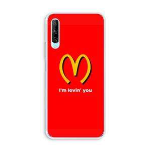 CaseCompany I'm lovin' you: Huawei P Smart Pro Transparant Hoesje