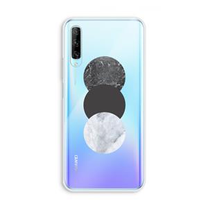 CaseCompany Marmeren cirkels: Huawei P Smart Pro Transparant Hoesje