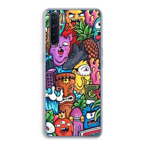 CaseCompany Vexx Mixtape: Oppo A91 Transparant Hoesje