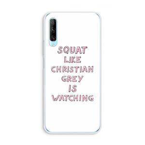 CaseCompany Christian Grey: Huawei P Smart Pro Transparant Hoesje