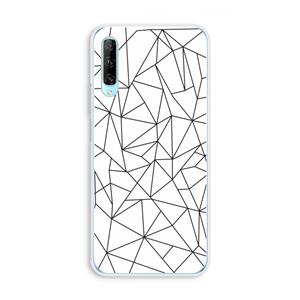 CaseCompany Geometrische lijnen zwart: Huawei P Smart Pro Transparant Hoesje