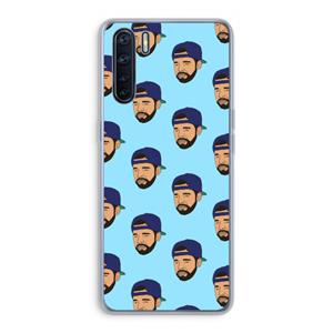 CaseCompany Drake Away: Oppo A91 Transparant Hoesje