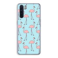 Anything Flamingoes: Oppo A91 Transparant Hoesje