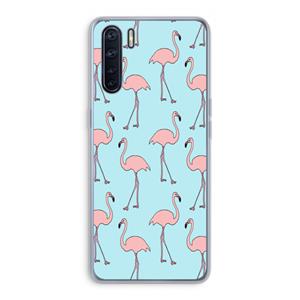 CaseCompany Anything Flamingoes: Oppo A91 Transparant Hoesje