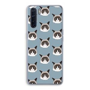 CaseCompany It's a Purrr Case: Oppo A91 Transparant Hoesje