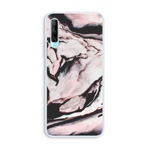 CaseCompany Roze stroom: Huawei P Smart Pro Transparant Hoesje