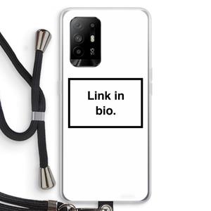 CaseCompany Link in bio: Oppo A94 5G Transparant Hoesje met koord