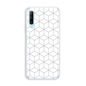 CaseCompany Zwart-witte kubussen: Huawei P Smart Pro Transparant Hoesje