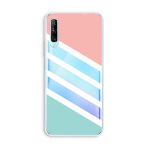 CaseCompany Strepen pastel: Huawei P Smart Pro Transparant Hoesje