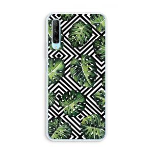 CaseCompany Geometrische jungle: Huawei P Smart Pro Transparant Hoesje