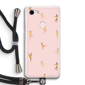 CaseCompany Dans #2: Pixel 3 Transparant Hoesje met koord