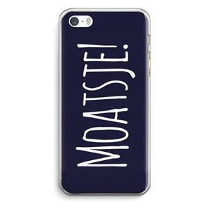 CaseCompany Moatsje!: iPhone 5 / 5S / SE Transparant Hoesje