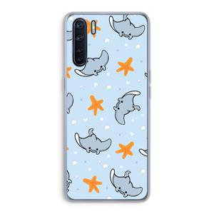 CaseCompany Manta: Oppo A91 Transparant Hoesje