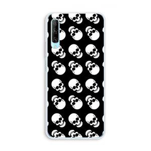 CaseCompany Musketon Skulls: Huawei P Smart Pro Transparant Hoesje