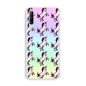 CaseCompany Musketon Unicorn: Huawei P Smart Pro Transparant Hoesje