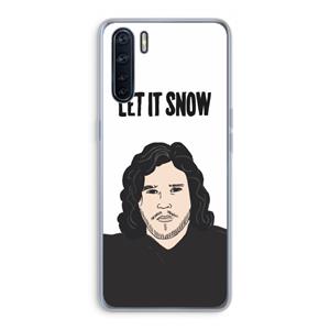 CaseCompany Let It Snow: Oppo A91 Transparant Hoesje