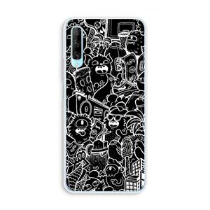 CaseCompany Vexx Black City : Huawei P Smart Pro Transparant Hoesje