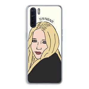 CaseCompany Mary Kate: Oppo A91 Transparant Hoesje