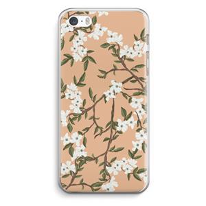 CaseCompany Blossoming spring: iPhone 5 / 5S / SE Transparant Hoesje