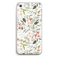 CaseCompany Sweet little flowers: iPhone 5 / 5S / SE Transparant Hoesje