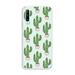 CaseCompany Cactus Lover: Huawei P Smart Pro Transparant Hoesje