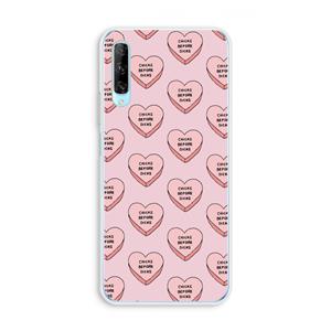 CaseCompany Chicks before dicks: Huawei P Smart Pro Transparant Hoesje