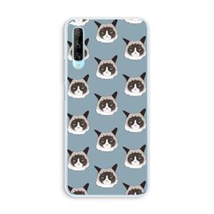 CaseCompany It's a Purrr Case: Huawei P Smart Pro Transparant Hoesje