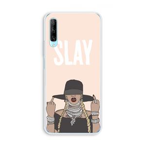 CaseCompany Slay All Day: Huawei P Smart Pro Transparant Hoesje