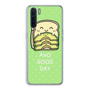 CaseCompany Avo Good Day: Oppo A91 Transparant Hoesje
