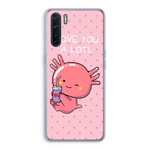 CaseCompany Love You A Lotl: Oppo A91 Transparant Hoesje